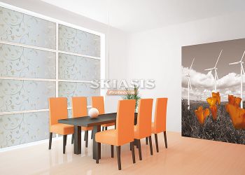 ROMA (46&92cm) Διακοσμητική μεμβράνη (αμμοβολή με σχέδιο) Linea Static